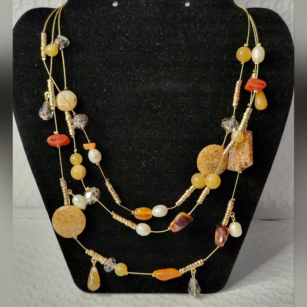 Chico's 3 Strand Necklace